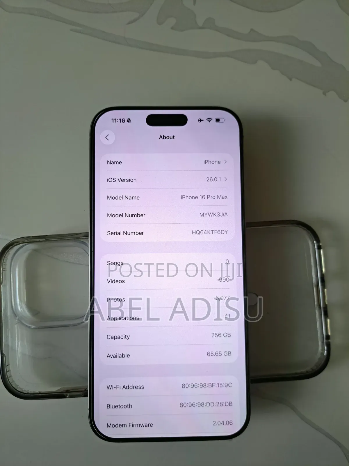 Apple iPhone 16 Pro Max 256 GB Silver