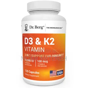 Dr. Berg D3 & K2 Vitamin Supplement