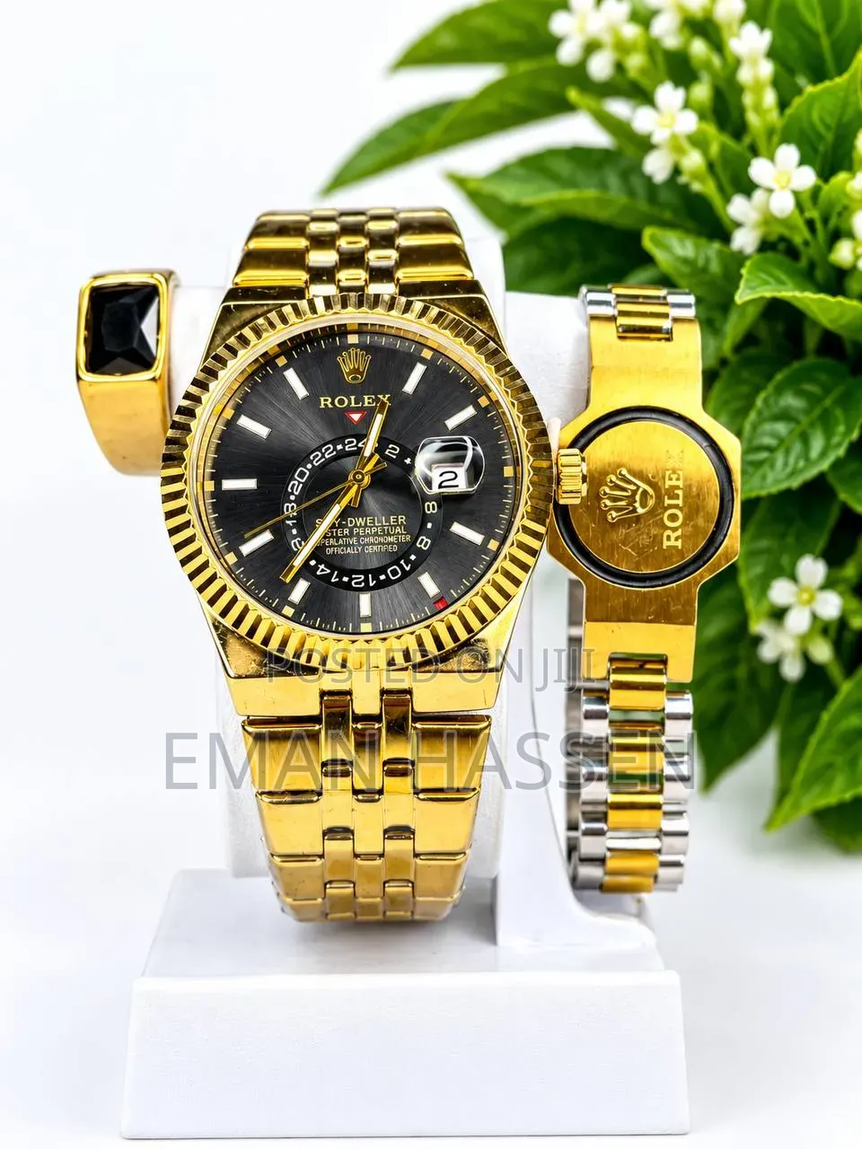  Rolex Luxury Watch + Bracelet Set