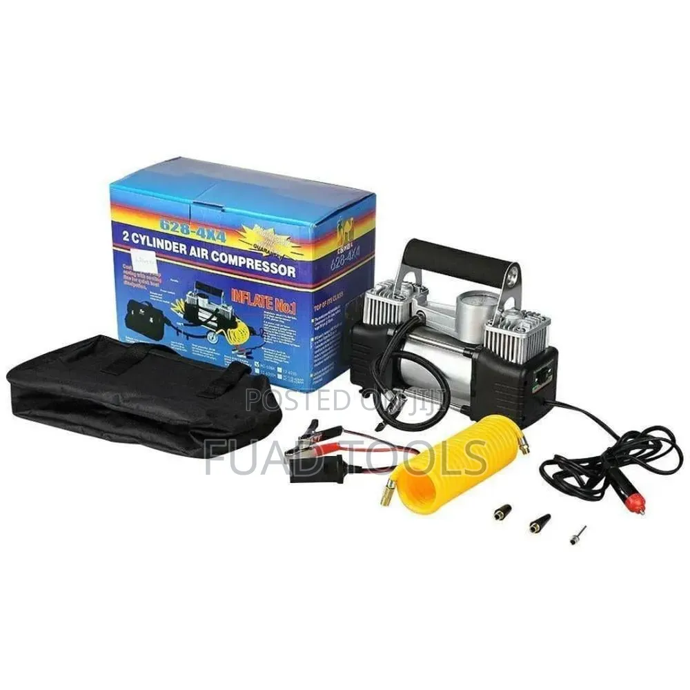 Portable Car Air Compressor Dual Cylinder 2P