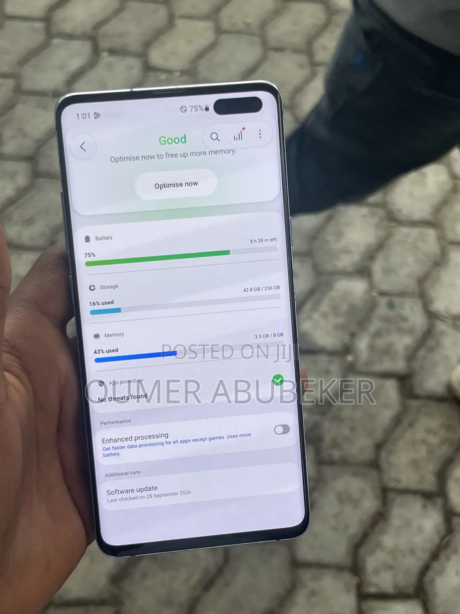 Samsung Galaxy S10 5G 256 GB Black