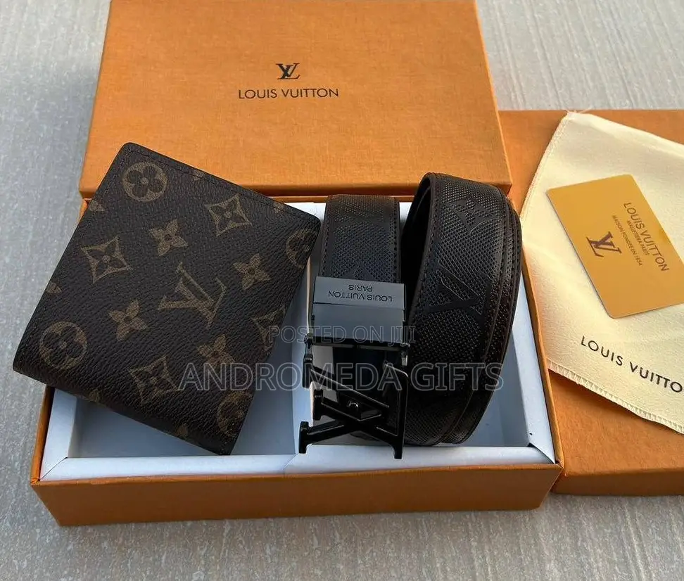Lv Belt & Wallet Combo