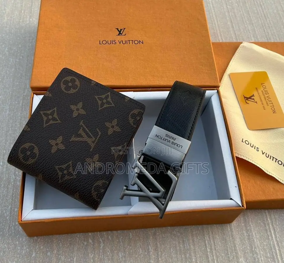 Lv Belt & Wallet Combo