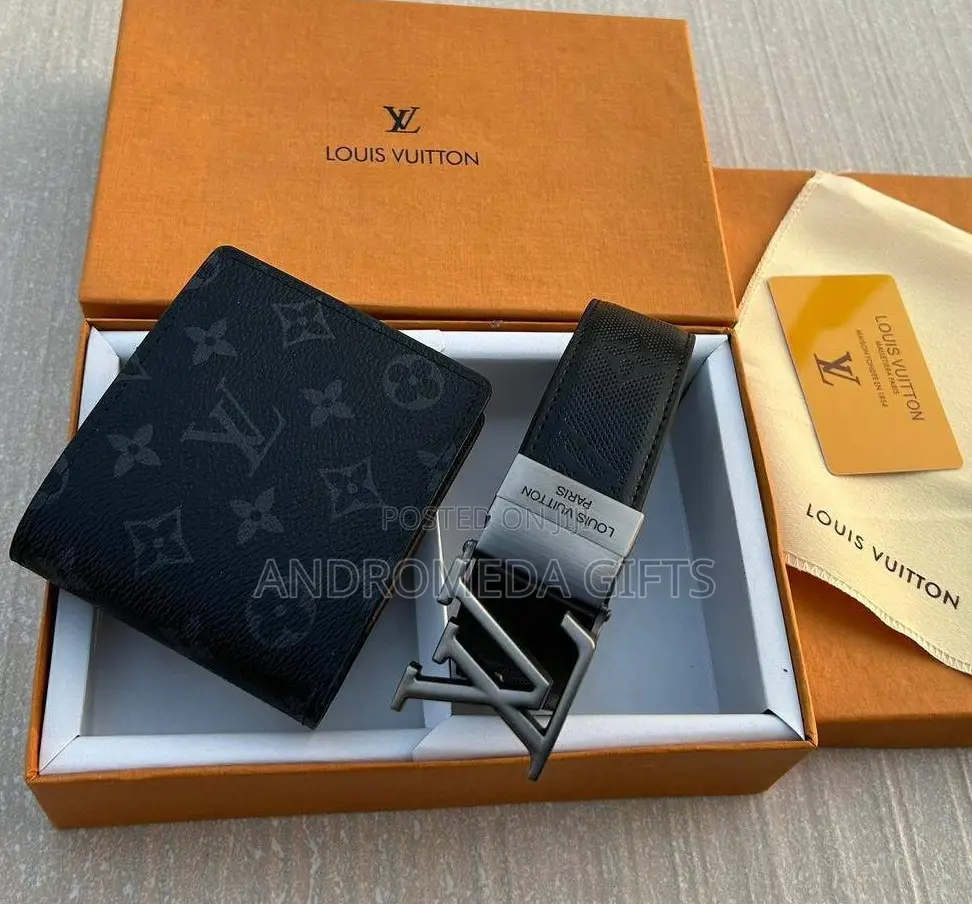 Lv Belt & Wallet Combo