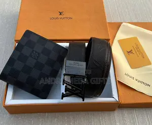 Lv Belt & Wallet Combo