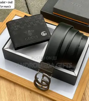 Brand Belt and Wallet