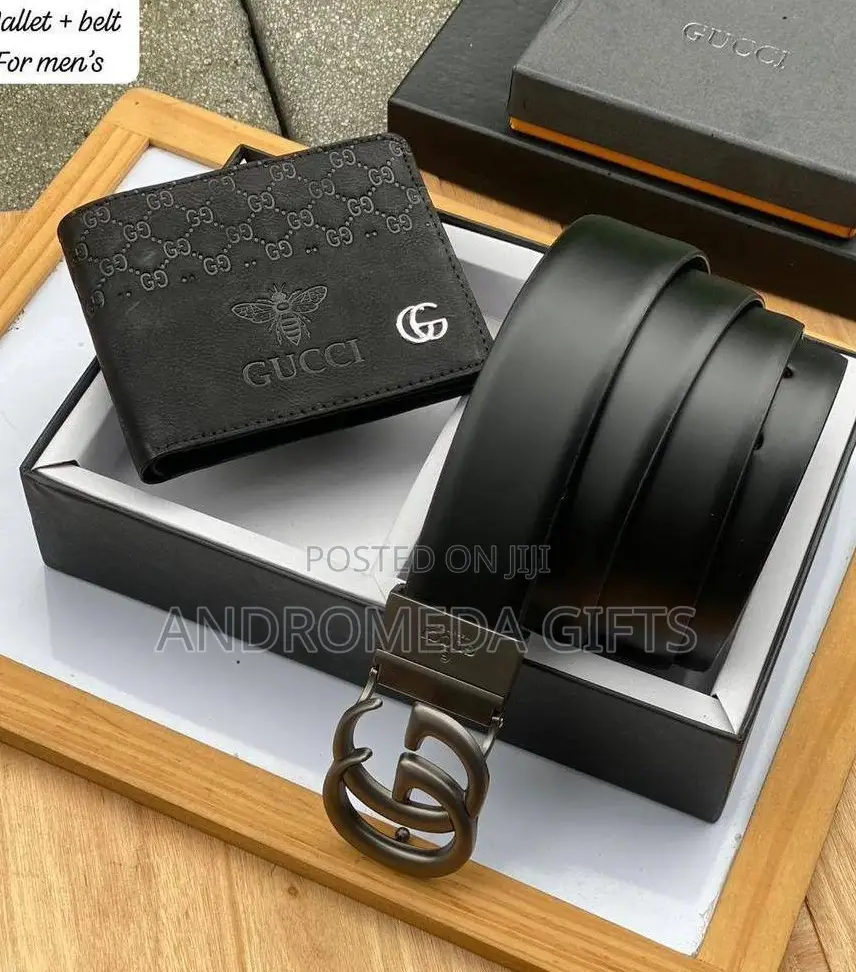 Brand Belt and Wallet