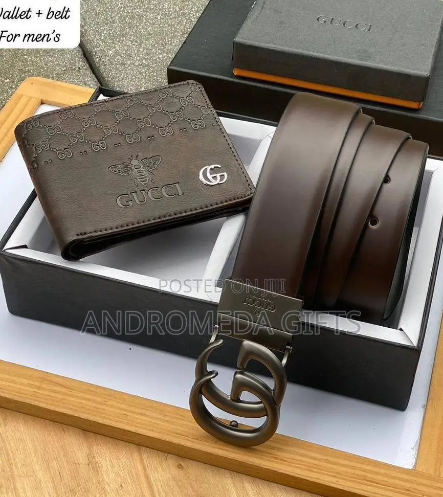 Brand Belt and Wallet
