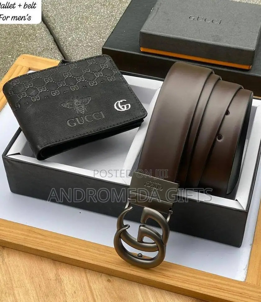 Brand Belt and Wallet
