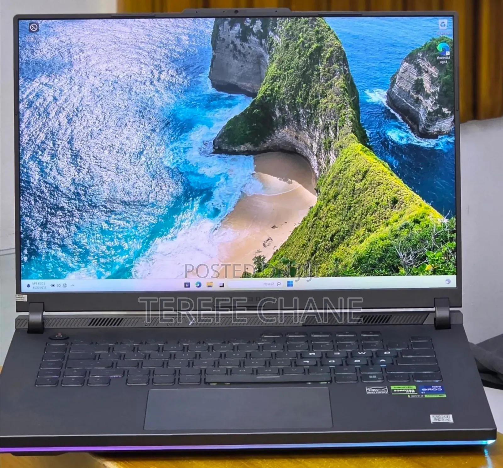 New Laptop Asus ROG Strix G16 16GB Intel Core i7 SSD 1T