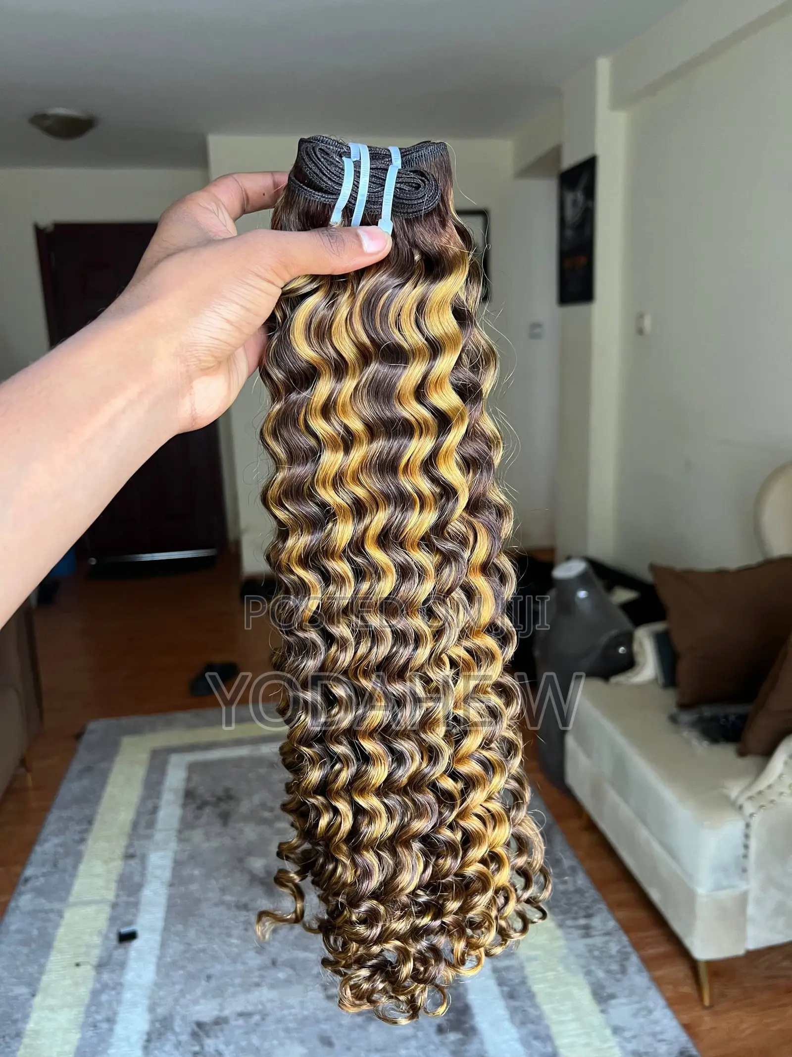Highlighted Deep Wave Hair Bundles