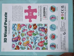 የልጆች ማራኪ 3ዲ የእንቆቅልሽ ጨዋታ (3D Visual Puzzle)!