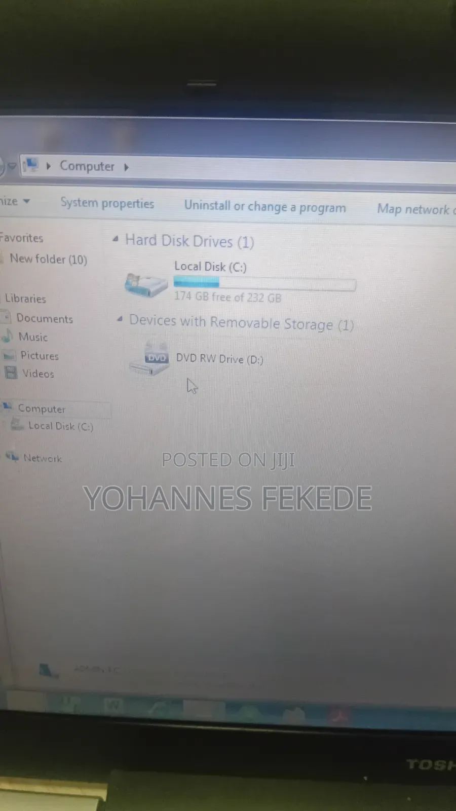 Laptop Toshiba Satellite C665 2GB HDD 320GB