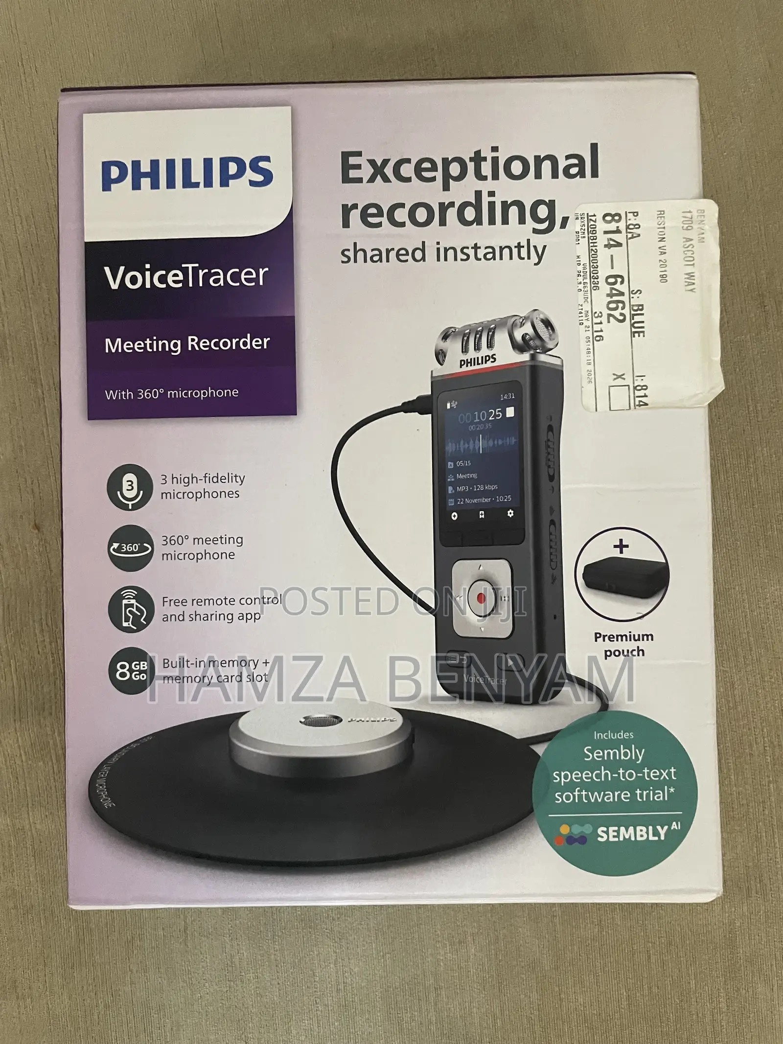 Philips Voice Tracker and Meeting Recorder