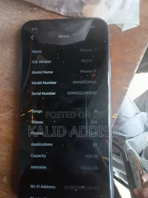 Apple iPhone 11 128 GB Black