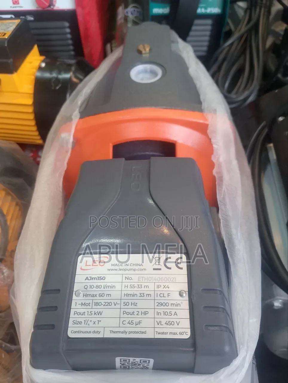 Leo Pumpe 2hp 1.5 Kw