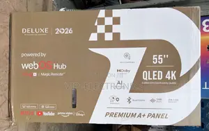 Deluxe 55 Inch TV 4K QLED Smart TV 2026 – webOS Hub, Magic Remote