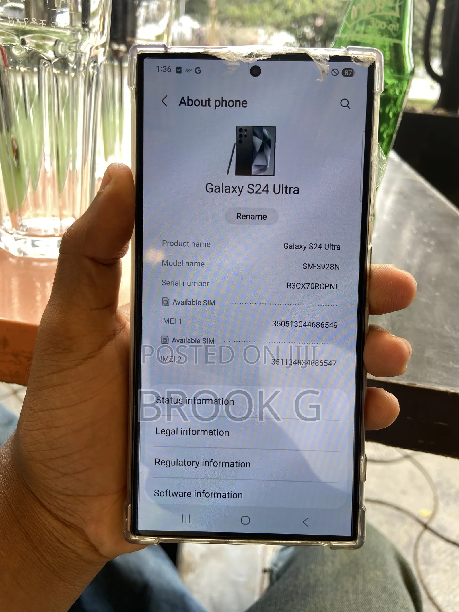 New Samsung Galaxy S24 Ultra 256 GB Gray