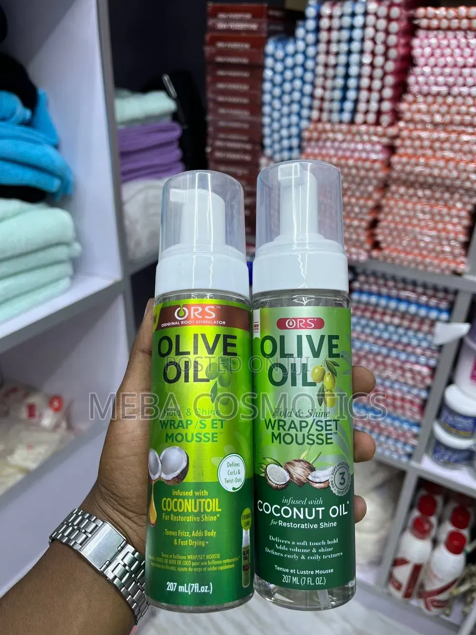 Olive Oil Hold and Shine