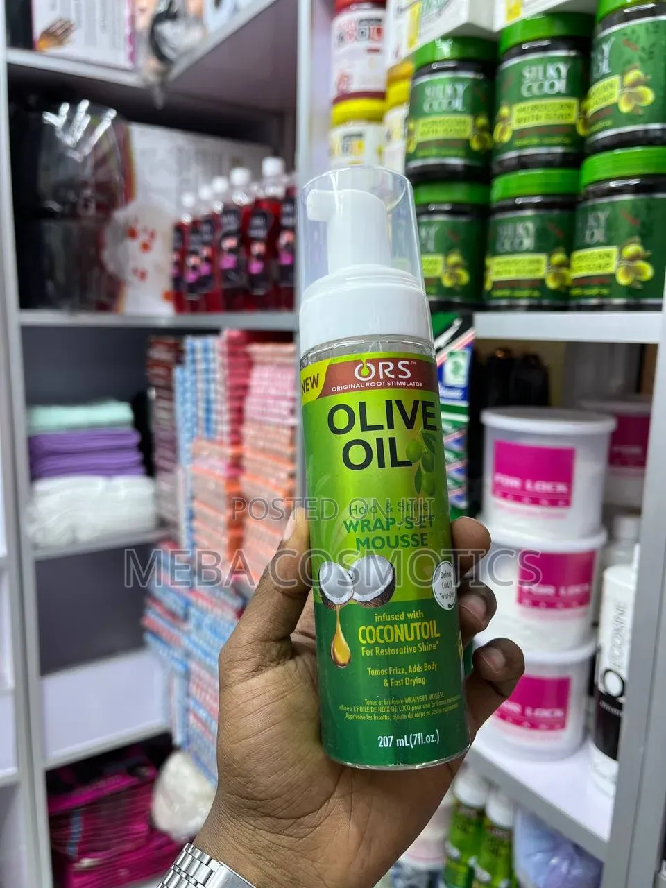 Olive Oil Hold and Shine