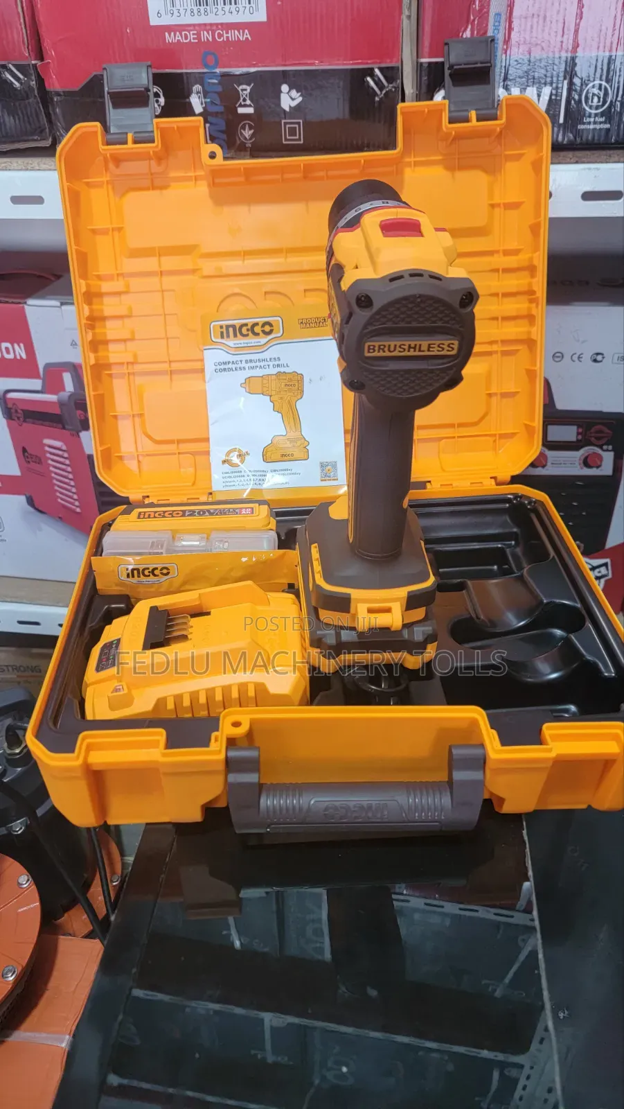 Ingco Brushless Drill Model 55nm