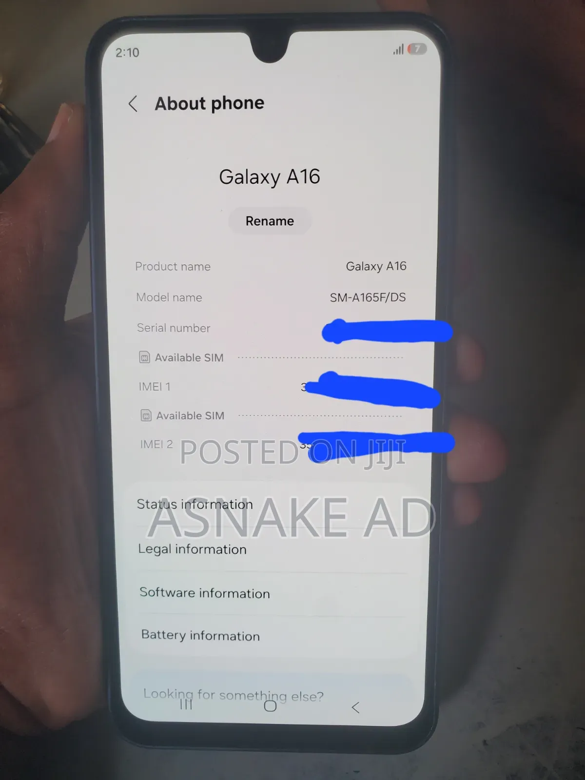 Samsung Galaxy A16 128 GB Black