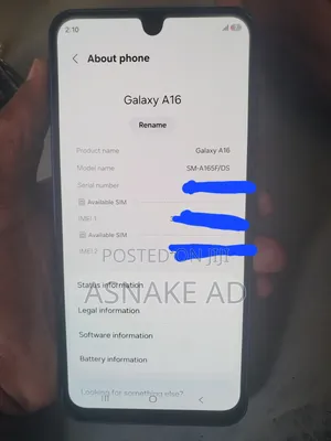 Samsung Galaxy A16 128 GB Black