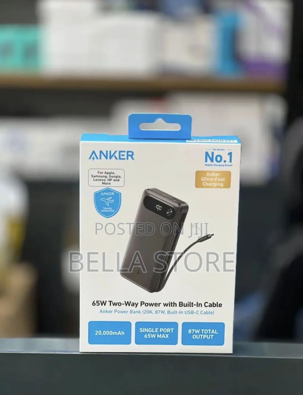 Anker Power Bank (20K MAh 65W