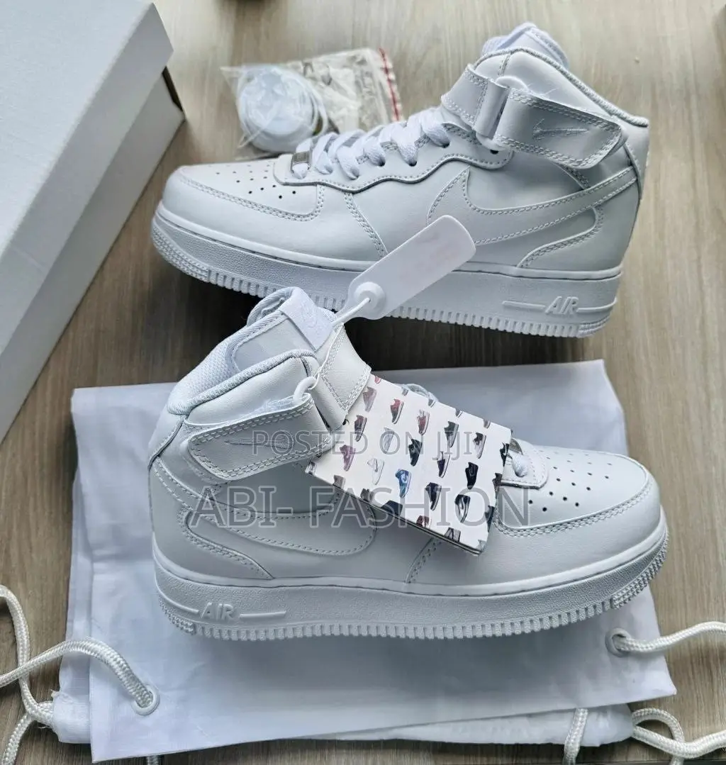 Nike AF1 Boots Triple White | New Arrival | Size 40, 41, 42, 43, 44