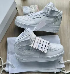 Nike AF1 Boots Triple White | New Arrival | Size 40, 41, 42, 43, 44
