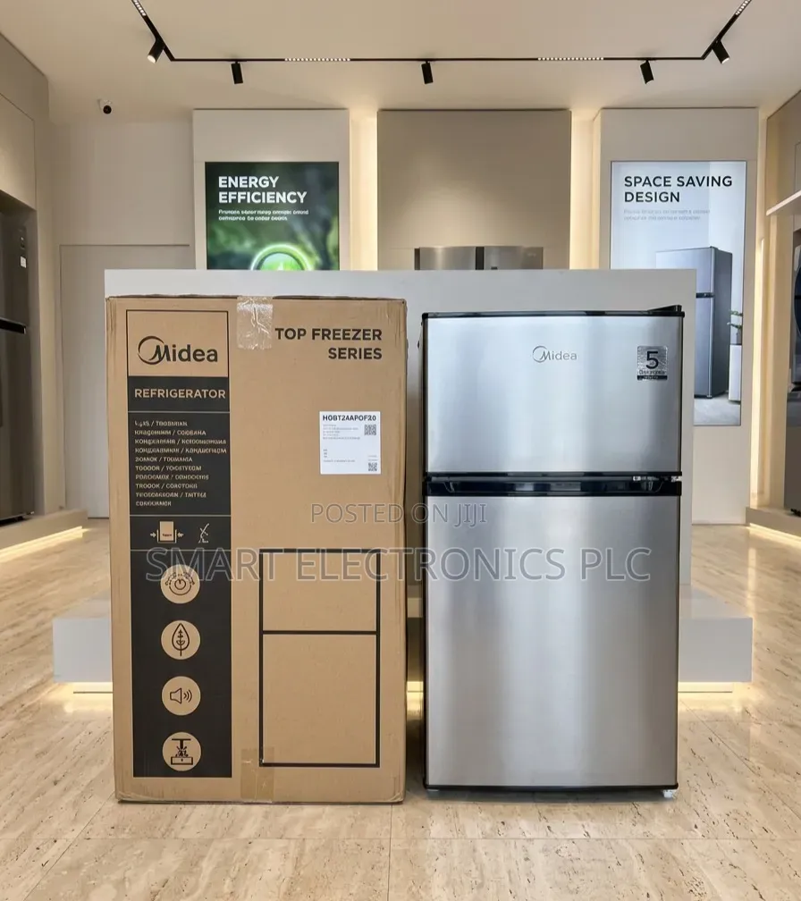 Midea Double-Door Refrigerator – 134l 
Upgrade Your Kitchen