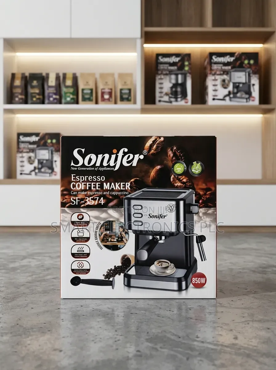 Sonifer 20 Bar Espresso Coffee Machine 
Enjoy Delicious