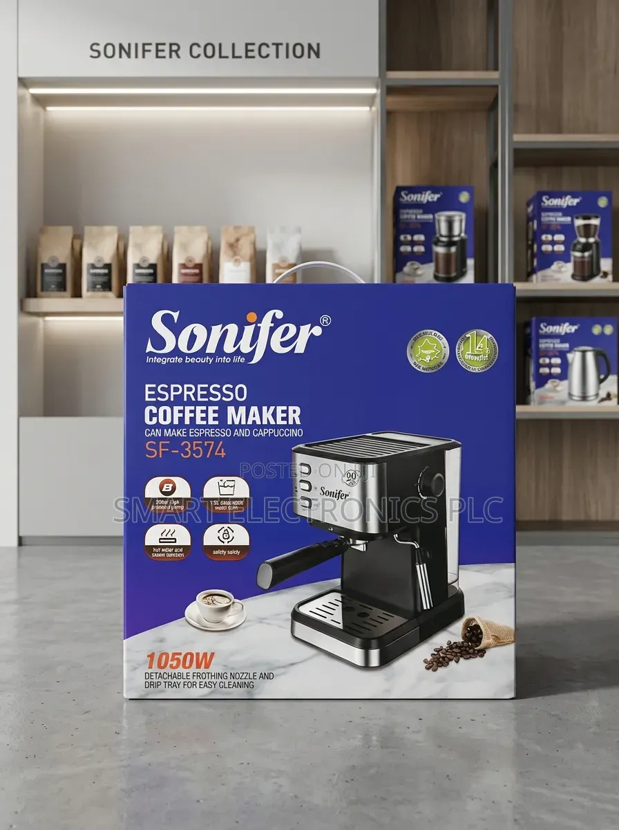 Sonifer 20 Bar Coffee Machine 
Bring the Coffee Shop Experience To