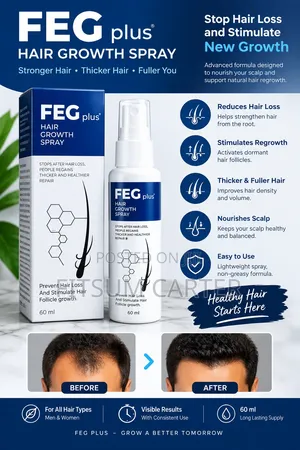 FEG Plus Hair Growth Spray 60 Ml