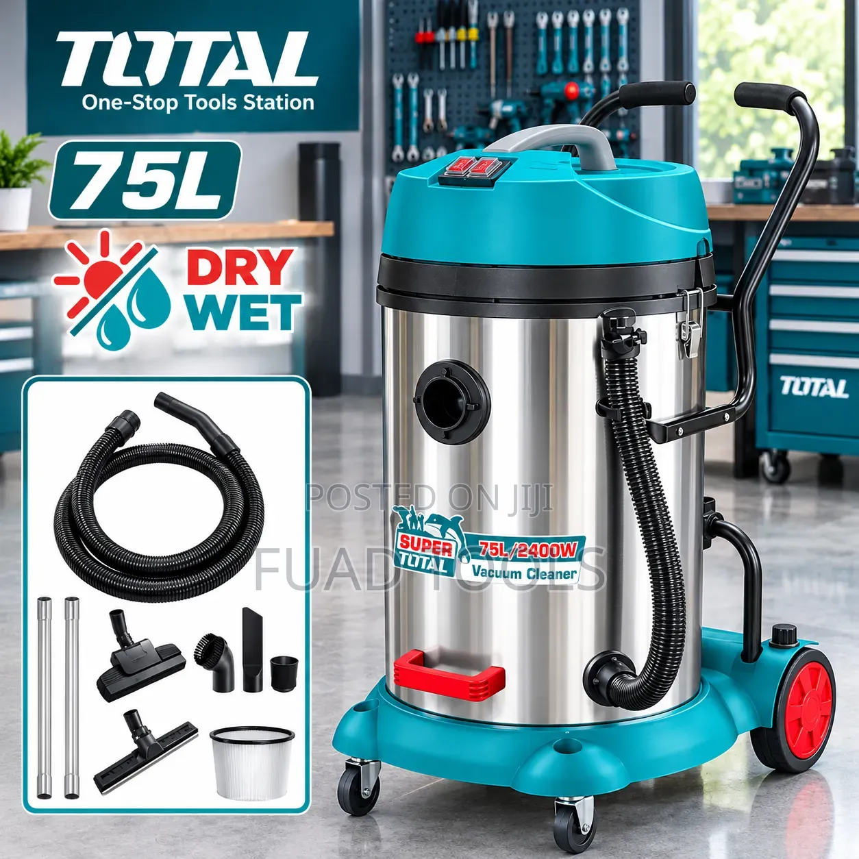 Vacuum Cleaner Total Vacuum Cleaner 75L
