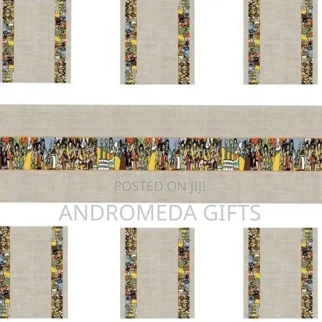 7 PSC Saba Table Mat With Runner ሳባ የጠረፔዛ ምንጣፍ ከነ ራነር