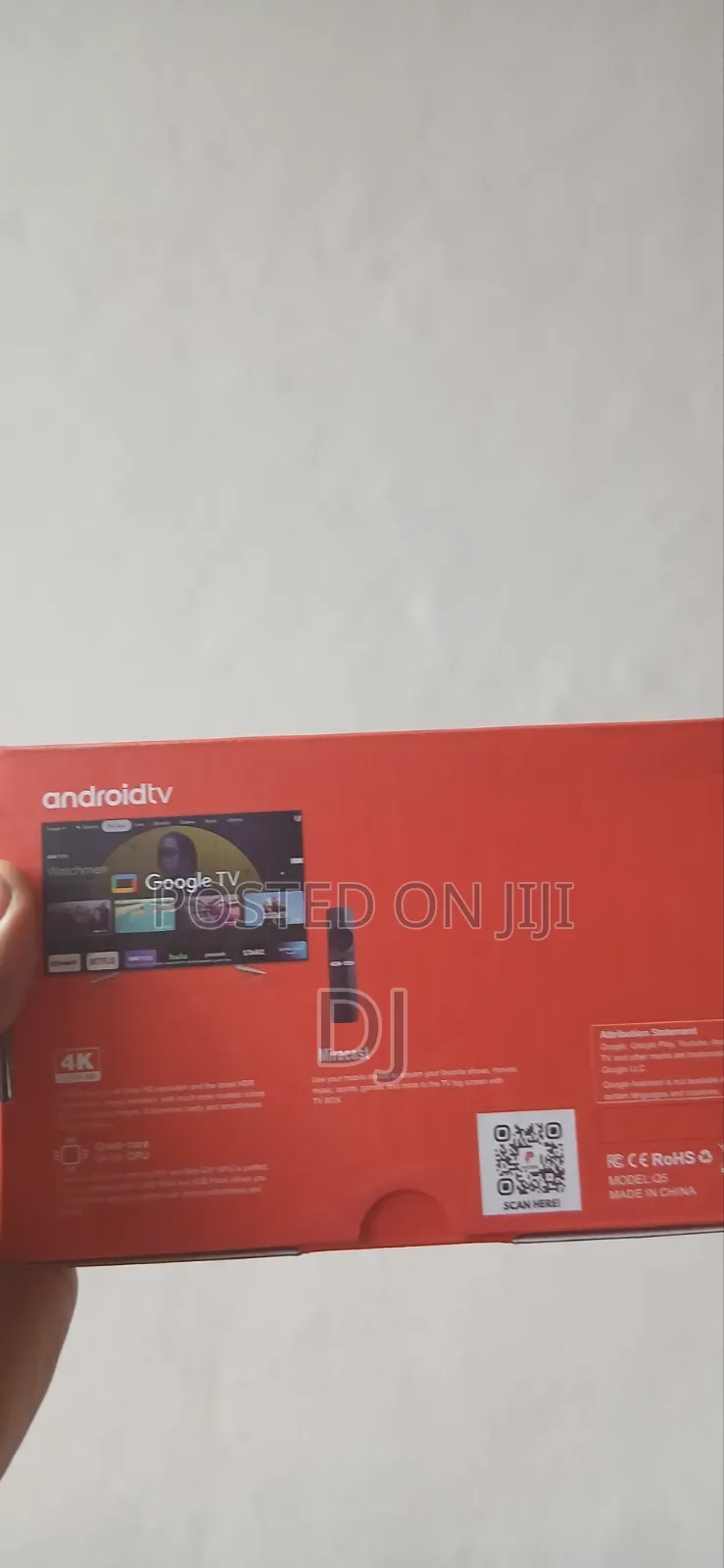 Q5 Android TV Box. Supporting 4K Ultra HD Resolution With HDR