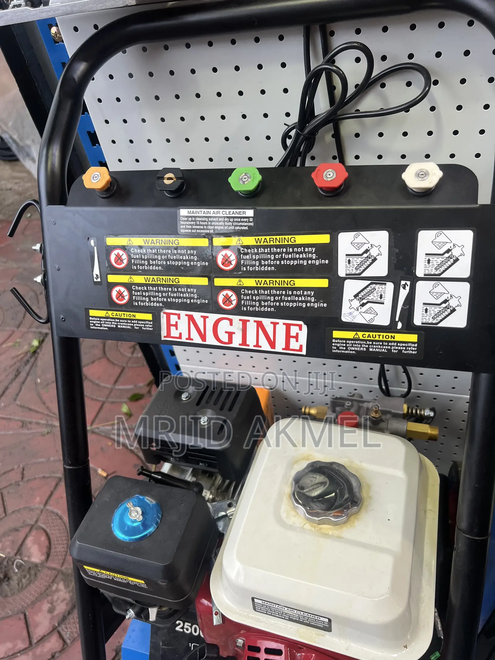 Gasoline Pressure Washer 7.5hp 2500psi 100% High Power