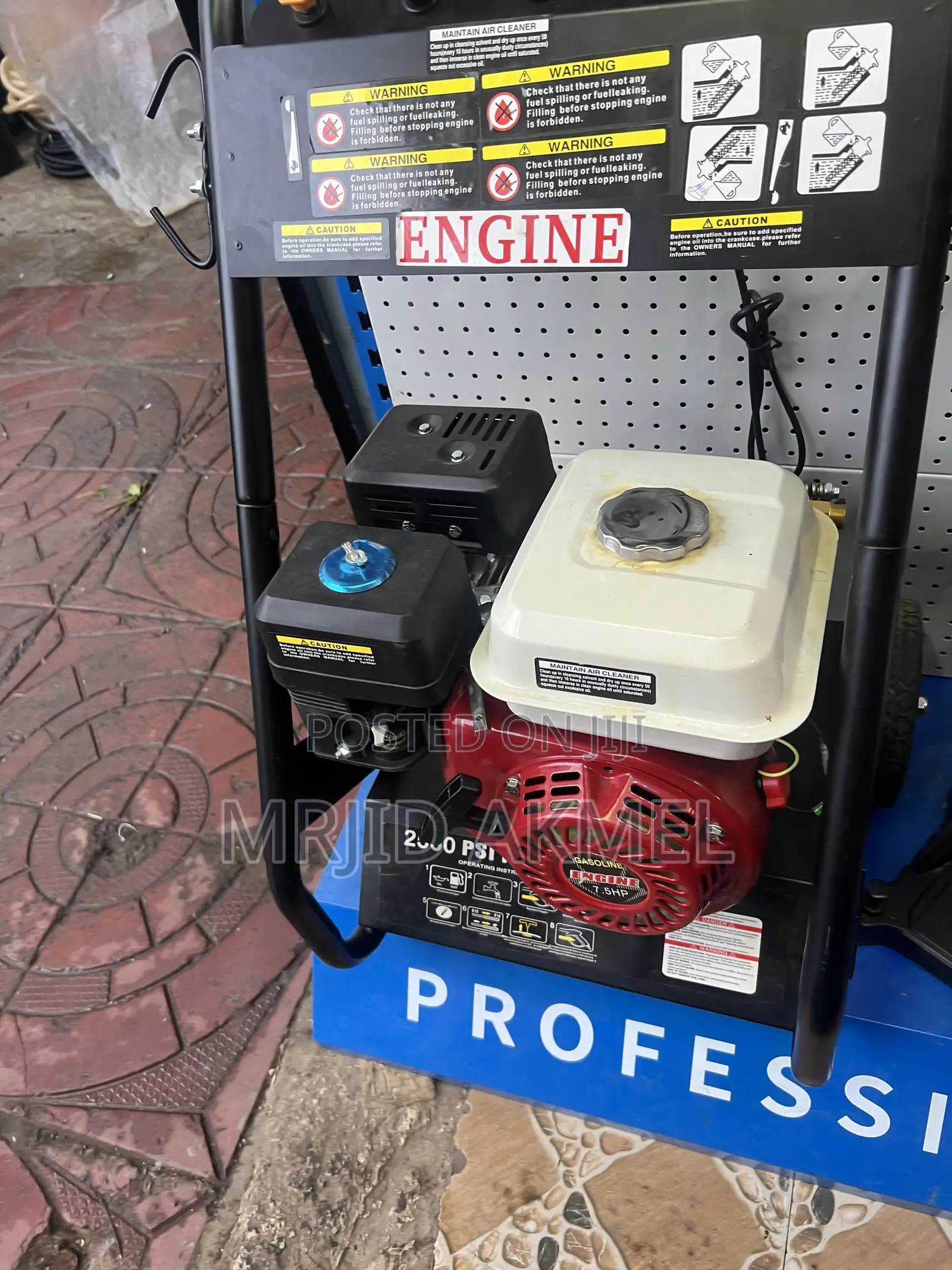 Gasoline Pressure Washer 7.5hp 2500psi 100% High Power