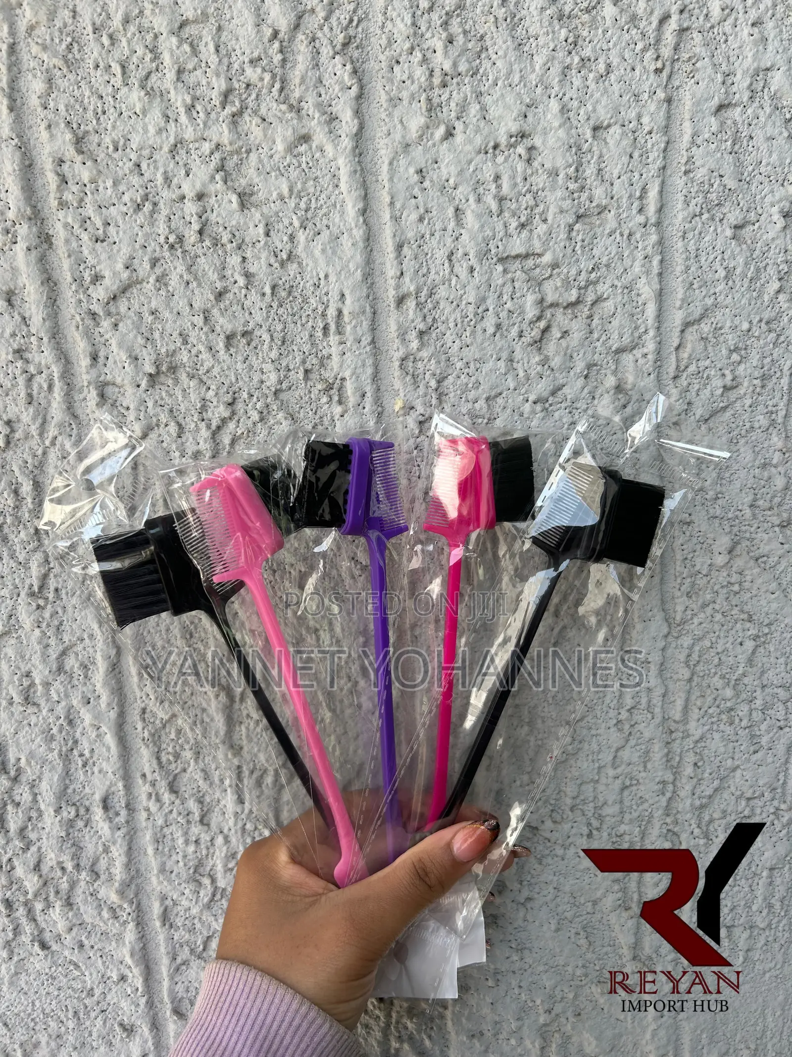 Edge Brush Comb Set for Baby Hair and Eyebrow Styling