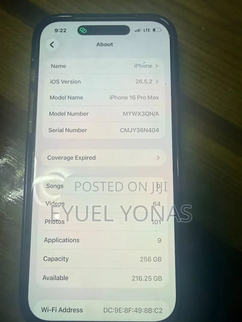Apple iPhone 16 Pro Max 256 GB Gold