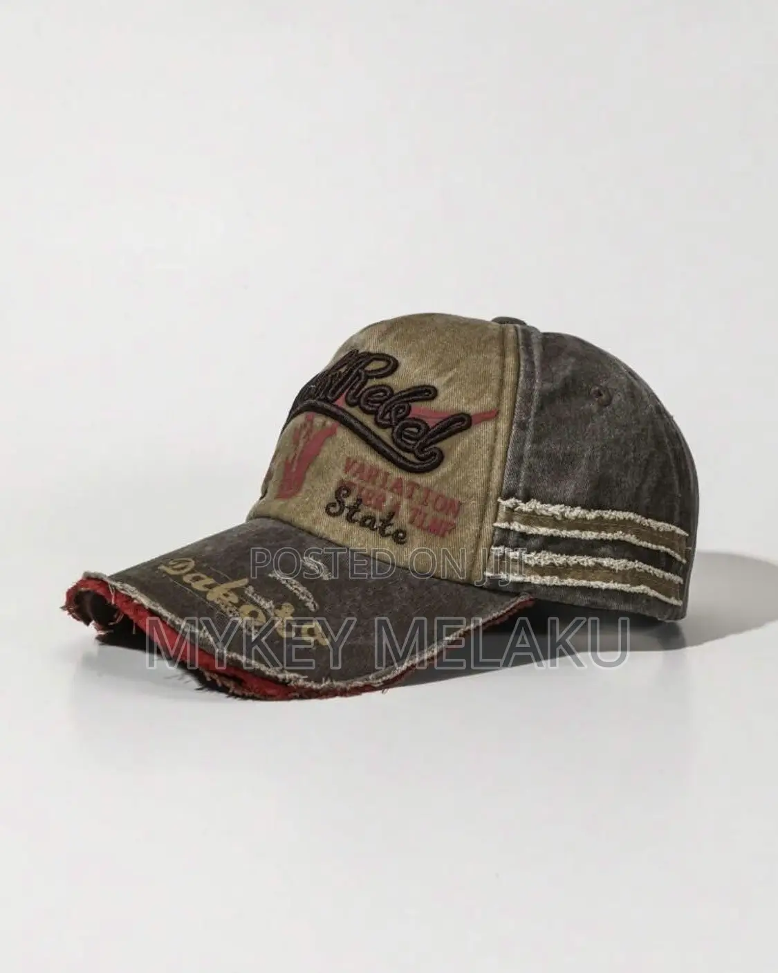 Ribbed Baseball Cap/ ለወንድና ለሴት የሚሆን ኮፍያ