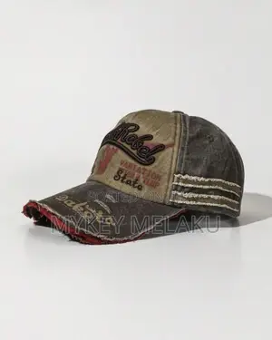 Ribbed Baseball Cap/ ለወንድና ለሴት የሚሆን ኮፍያ
