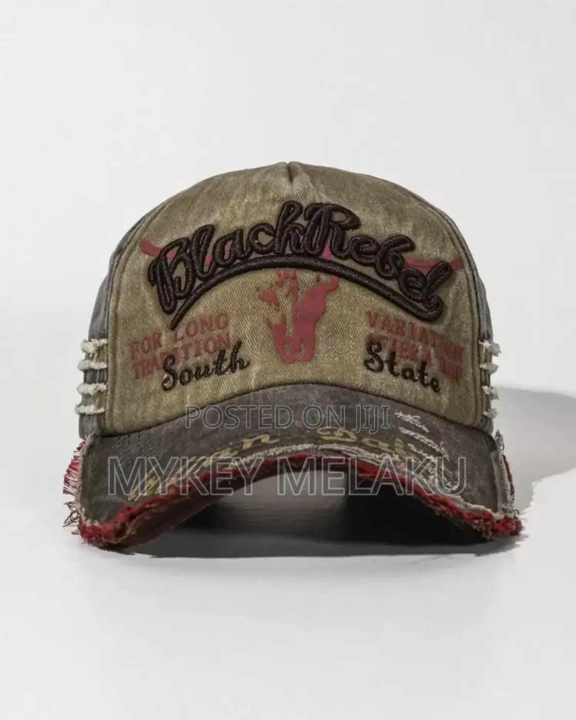 Ribbed Baseball Cap/ ለወንድና ለሴት የሚሆን ኮፍያ