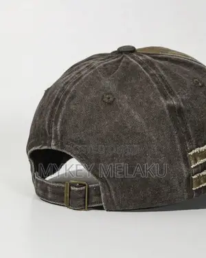 Ribbed Baseball Cap/ ለወንድና ለሴት የሚሆን ኮፍያ