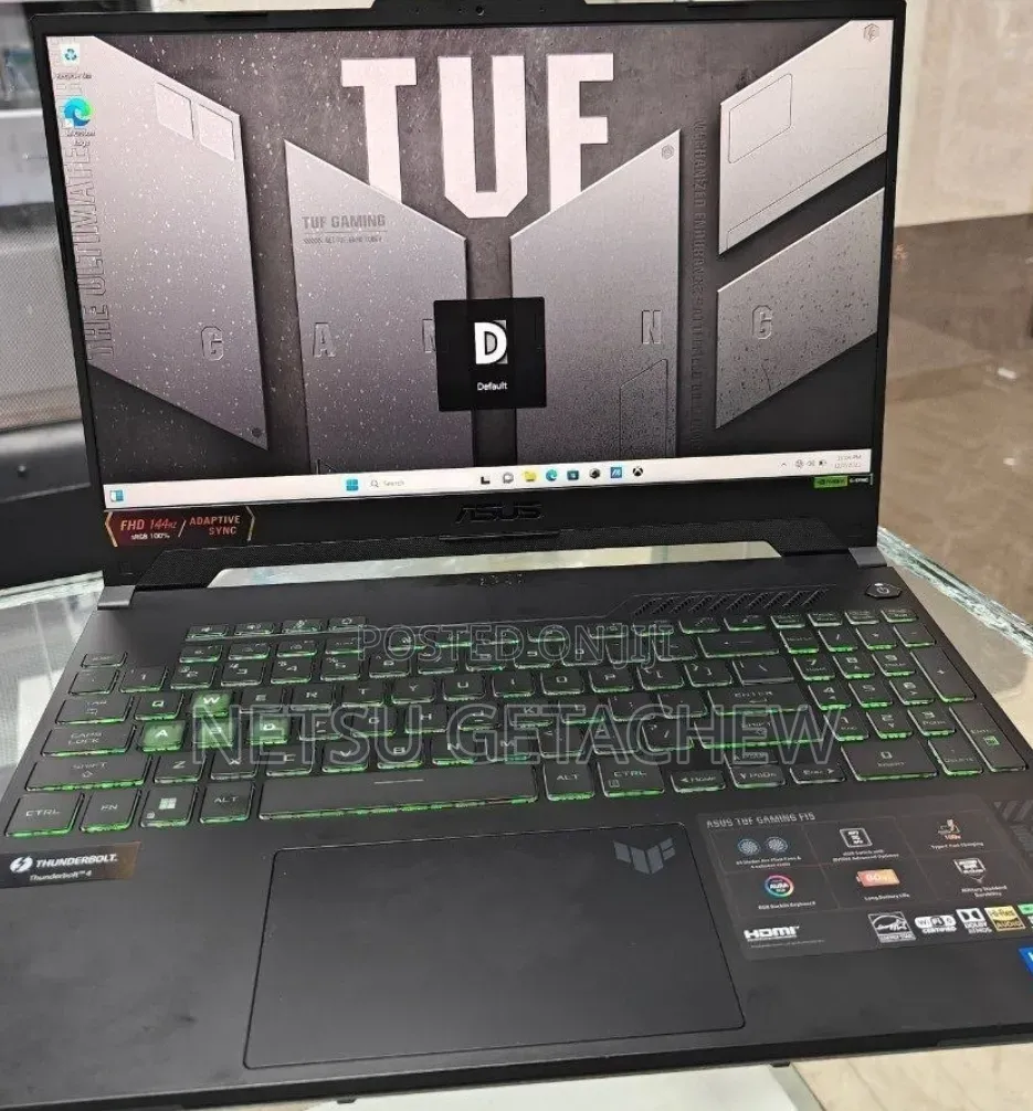 New Laptop Asus TUF Dash F15 16GB Intel Core i7 SSD 512GB
