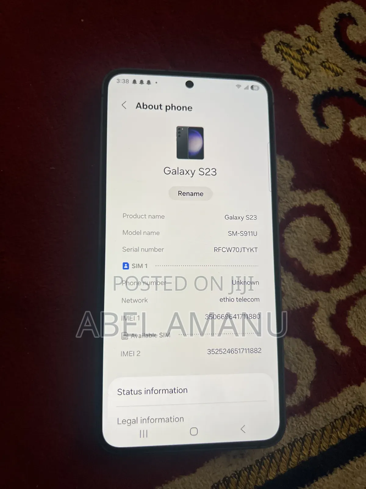 New Samsung Galaxy S23 128 GB Black