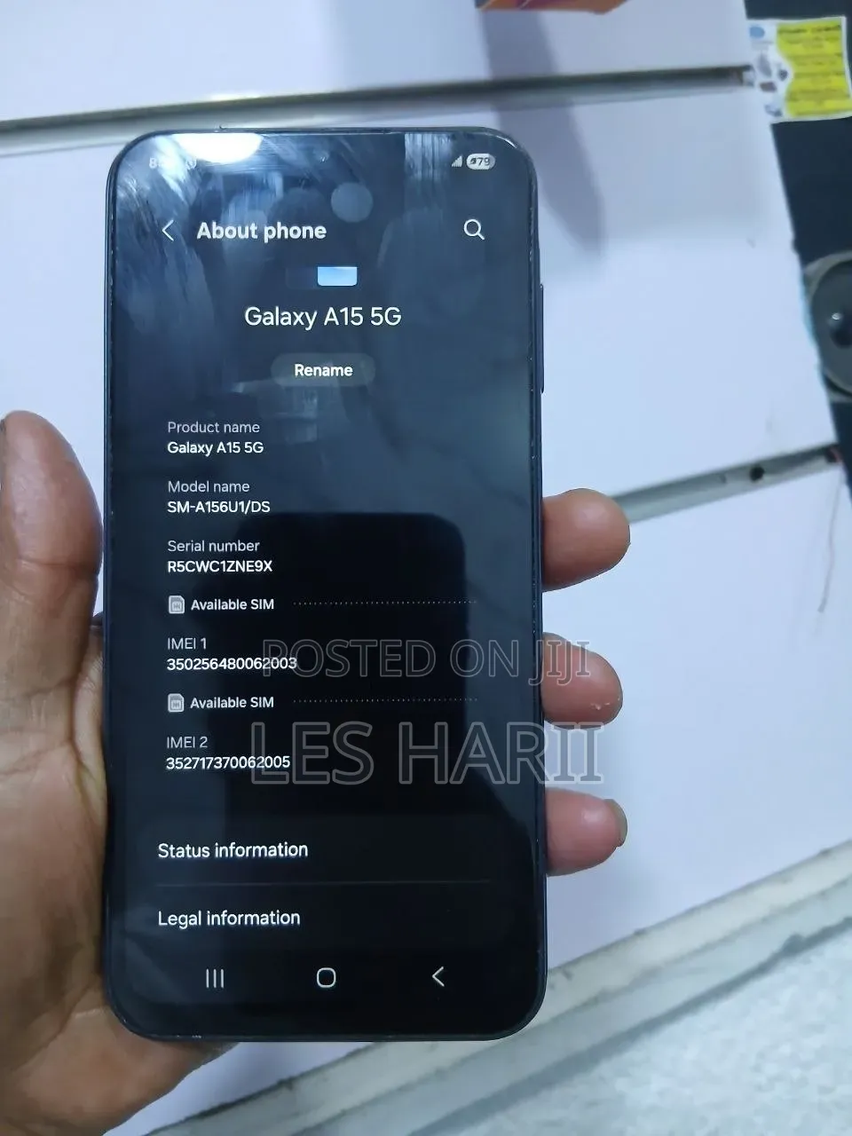 New Samsung Galaxy A15 5G 128 GB Black