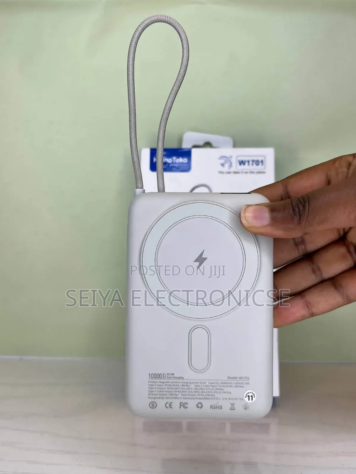 Haino Teko 10,000mAh Magnetic Power Bank – 22.5W Fast Charge