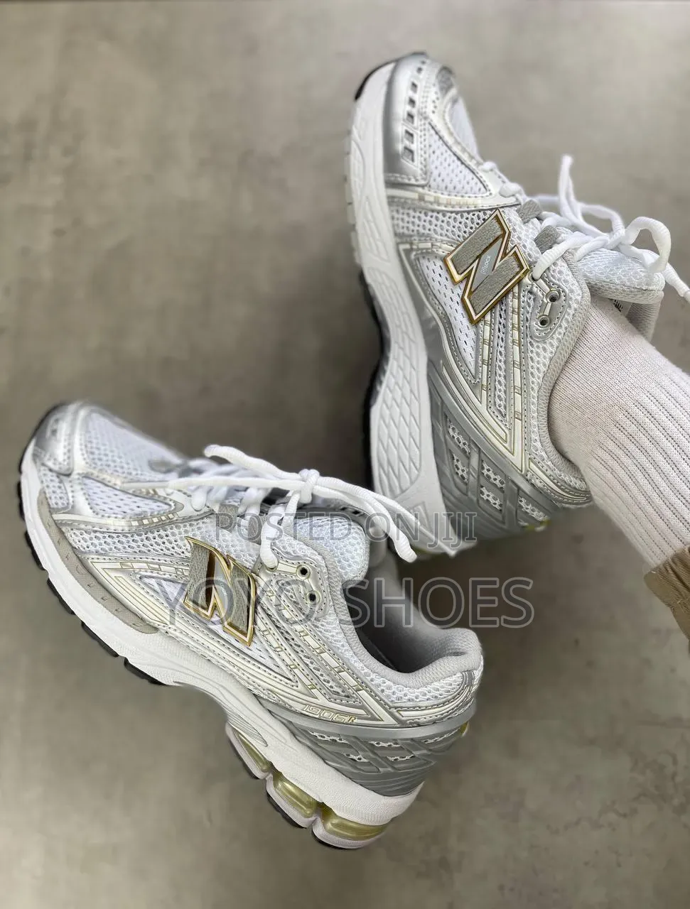 New Balance 1906R " White Rain Cloud Silver Metallic "Unisex Sneaker
